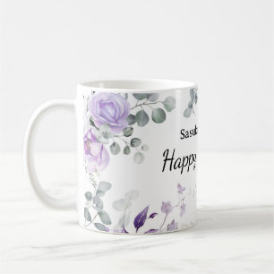 Brautjungfer Tasse mit individuellem Namen und Blu
