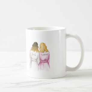 Brautjungfer? Tasse Ombre Braut-DK-Blondine bewegt