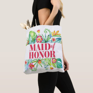 Brautjungfer Tropische Strand Hochzeit im Urlaubso Tasche