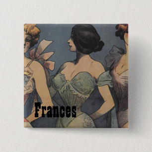 Brautjungfer Vintage Wäsche Hochzeitsdusche Button