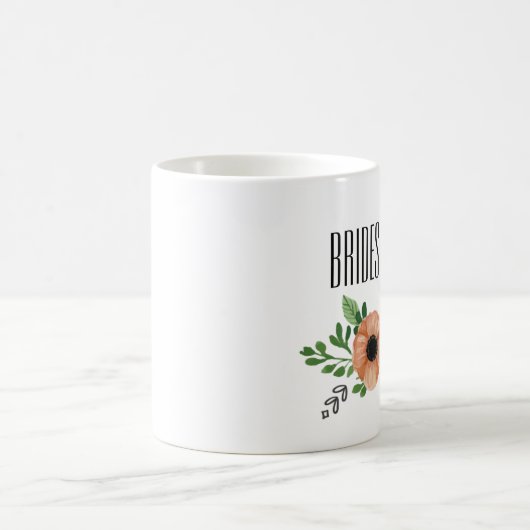 Brautjungfern-Blumenkaffee-Tasse Kaffeetasse (Mittel)