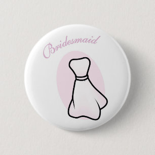 Brautjungfern-Button Button