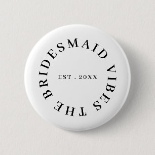 Brautjungfern Club Moderne Junggesellinnen Abschie Button
