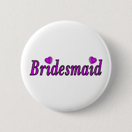Brautjungfern-einfach Liebe Button