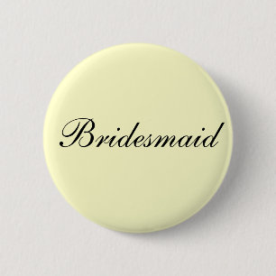 Brautjungfern-Elfenbein-Knopf Button