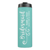 Brautjungfern-Gastgeschenk Hochzeits-Namen-oder Thermosbecher (Vorderseite)