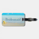 Brautjungfern-Gepäckanhänger Gepäckanhänger (Rückseite horizontal)