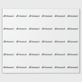 Brautjungfern-Geschenk-Packpapier Geschenkpapier (Flach)