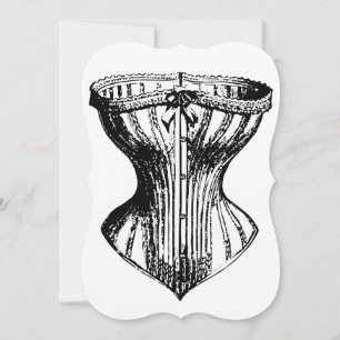 Brautjungfern gesucht süßes Korsett lustig Einladung