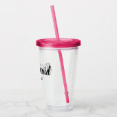 Brautjungfern-Hochzeits-Party-Geschenk Acryltrinkbecher (Links)