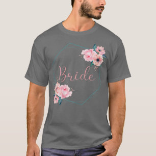Brautjungfern Junggesellenabschied Rosen Kranz Bra T-Shirt