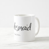 Brautjungfern-Kaffee-Tasse Kaffeetasse (VorderseiteRechts)