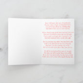 Brautjungfern-Karte Einladung (Innenseite)