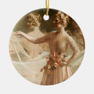 Brautjungfern Keramik Ornament