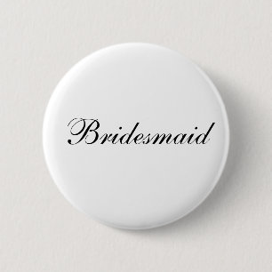 Brautjungfern-Knopf Button