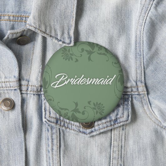 Brautjungfern-Knopf für Tasche Button (Beispiel)