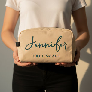 Brautjungfern-Make-up-Tasche für Brautparty Waschbeutel