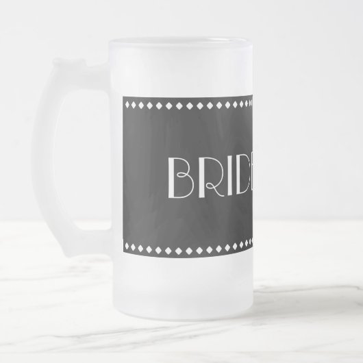 Brautjungfern-mattierte Tasse (Links)