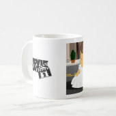 Brautjungfern-Miezekatze Kaffeetasse (Vorderseite Links)