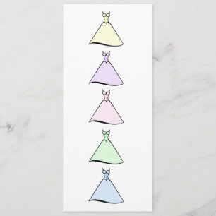 Brautjungfern-Mittagessen - Kleider Einladung