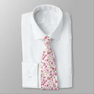 Brautjungfern rosa Krawatte rosa floral rosé