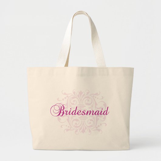 Brautjungfern-Tasche Jumbo Stoffbeutel (Vorne)