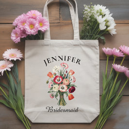 Brautjungfern-Tasche mit Wildblumen-Muster für Bra Tragetasche