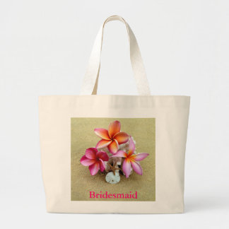 Brautjungfern-Taschen-Tasche für Strand-Hochzeit Jumbo Stoffbeutel