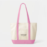 Brautjungfern-Taschen-Tasche Tragetasche<br><div class="desc">Brautpartygeschenk. Brautjungfern-Taschen-Tasche</div>