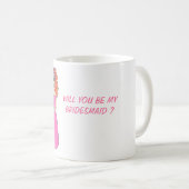 Brautjungfern-Tasse Kaffeetasse (VorderseiteRechts)