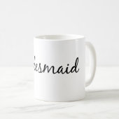 Brautjungfern-Tasse Kaffeetasse (VorderseiteRechts)