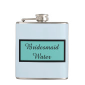 Brautjungfern-Wasser Flachmann (Vorderseite)