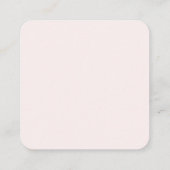 Brautjungfernparty-QR-Code in Rosa Begleitkarte (Rückseite)
