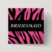 BrautjungferZebra Button (Vorderseite)