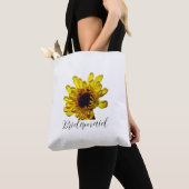 Brautjungfrau Golden Yellow Floral Custom Wedding Tasche (Von Nahem)