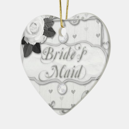 Brautjungfrau Keramik Ornament (Links)