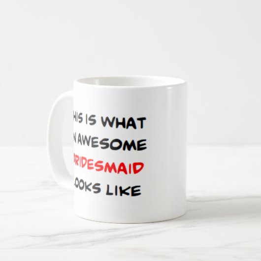 Brautjungfrau, phantastisch kaffeetasse (Vorderseite Links)