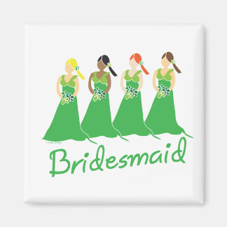 Brautjungfrauen bei der Grünen Hochzeit Magnet