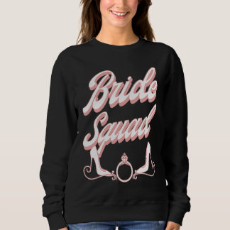 Brautjunggesellinnenabschied-Paarung im Retro-Stil Sweatshirt