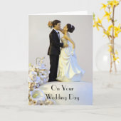 Brautkarte und Hochzeitskarte Karte (Gelbe Blume)