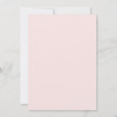 Brautkleid Blush Crimson Farn Einladung (Rückseite)