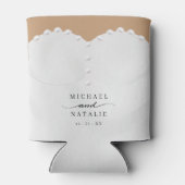 Brautkleid Braut Dosenkühler (Rückseite)