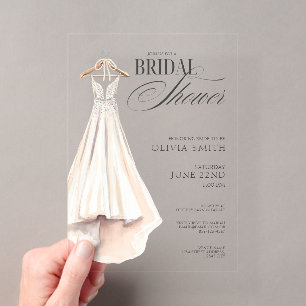 Brautkleid Brautparty Einladung