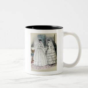Brautkleid im Vintage-Stil Zweifarbige Tasse