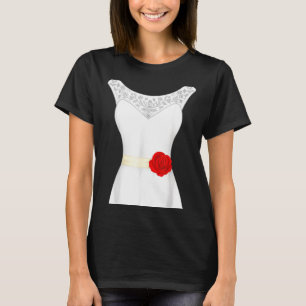 Brautkleid Junggesellinnenabschied Hochzeitsgesche T-Shirt
