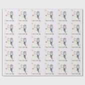 Brautkleid und Hochzeitskleid Geschenkpapier (Flach)