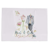 Brautkleid und Hochzeitskleid Große Geschenktüte (Rückseite)