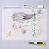 Brautkleid und Hochzeitskleid Seidenpapier (Handwerk)