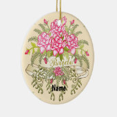 Brautkleider in Rosa Keramik Ornament (Rechts)