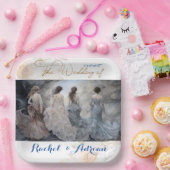 Brautkleidstil Pappteller (Party)